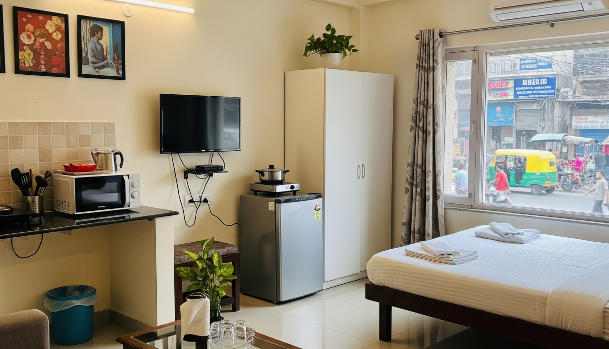 fully furnished flat in delhi desibnb.com